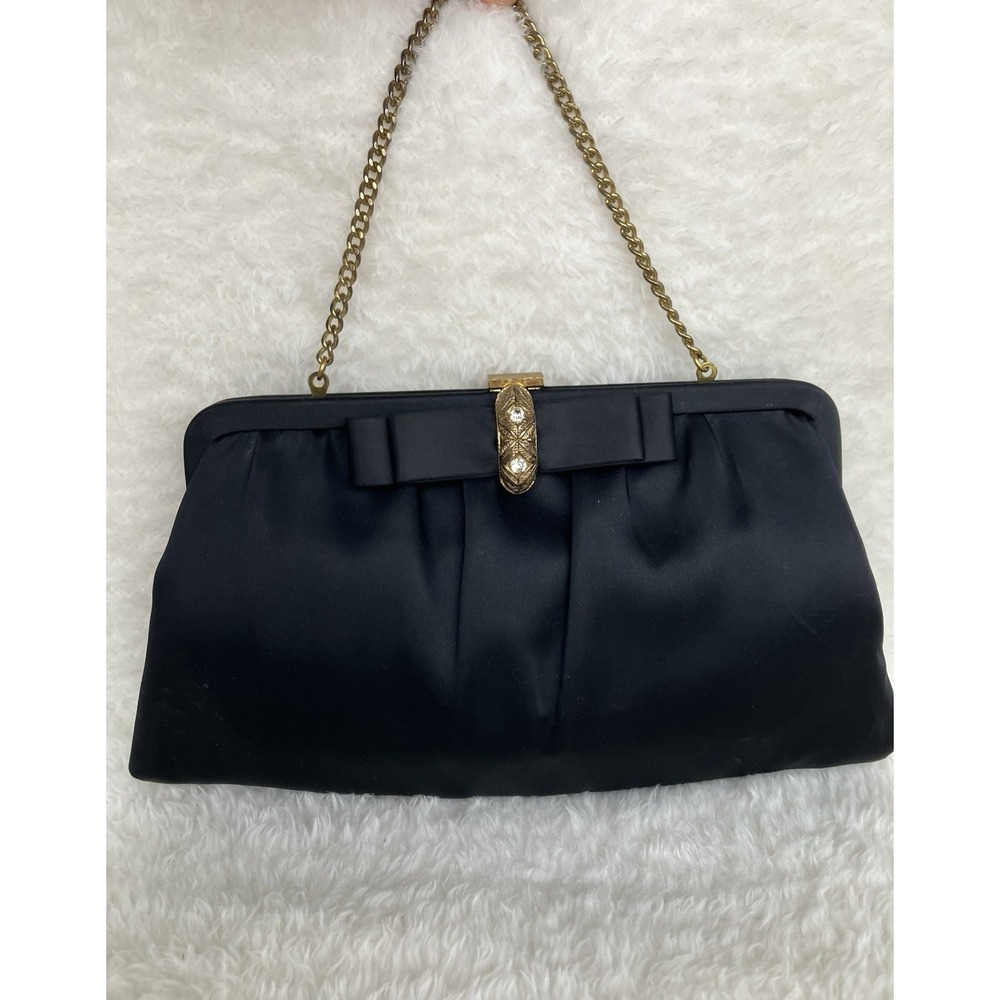 Ande Black Evening Bag Clutch